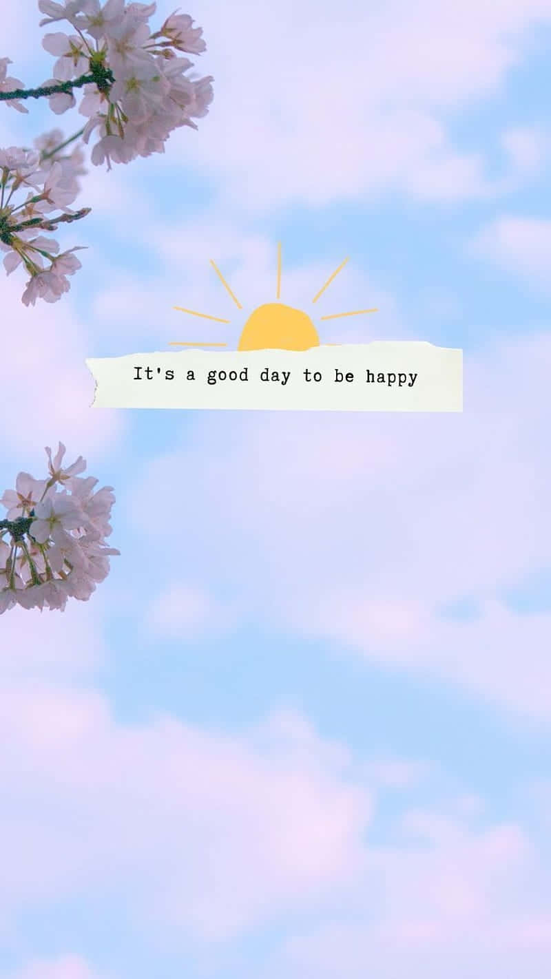 Good Day To Be Happy_ Sun Flowers Sky Wallpaper