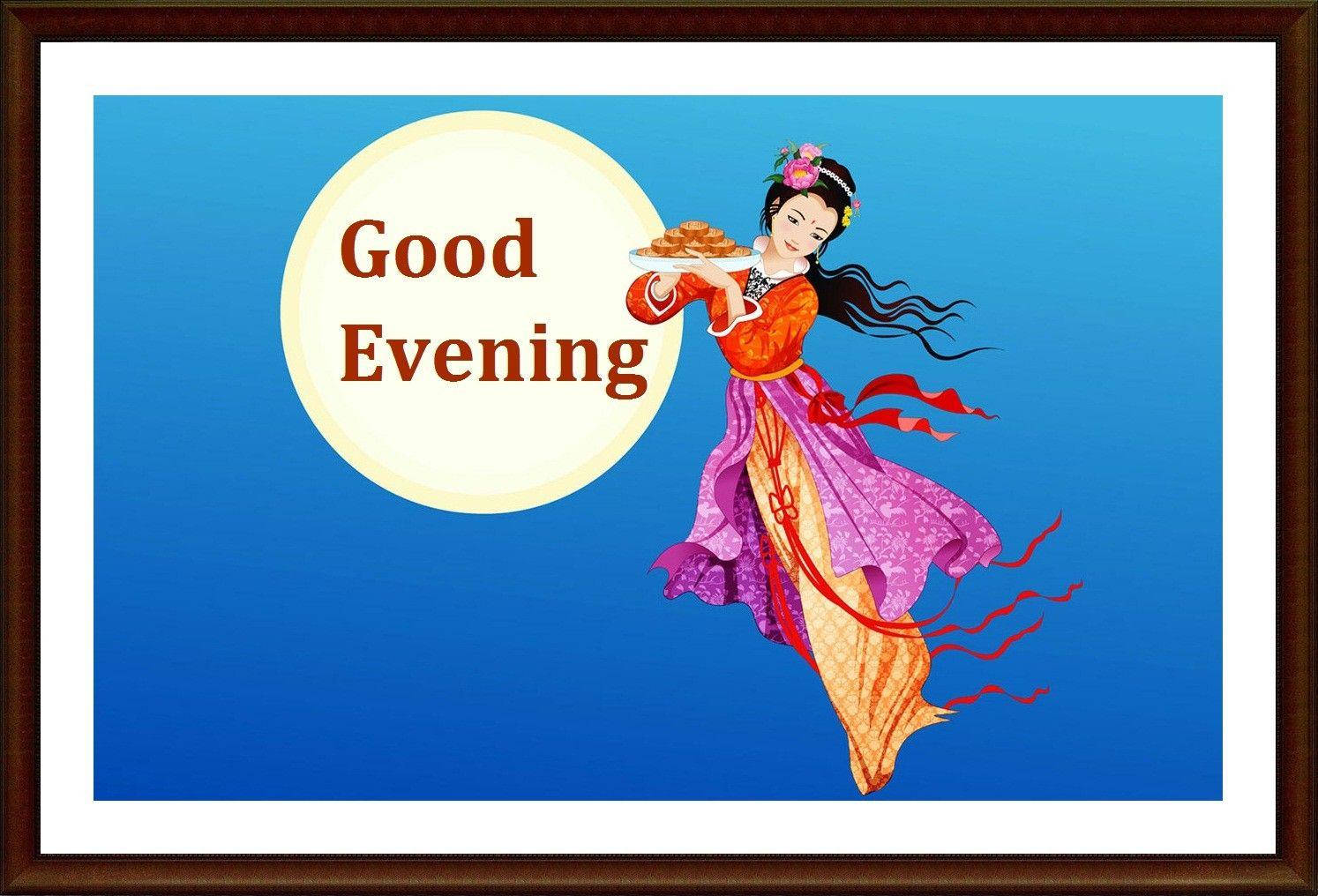 Good Evening Woman In Dress Wallpaper
