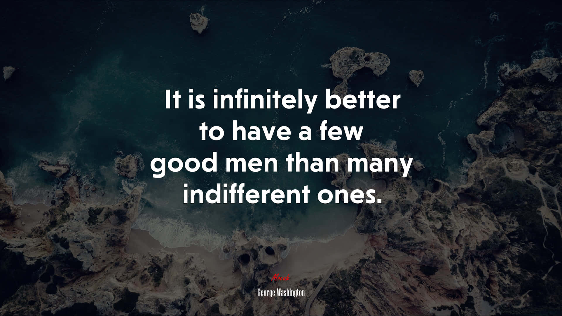 Good Men Over Indifferent Men Wallpaper