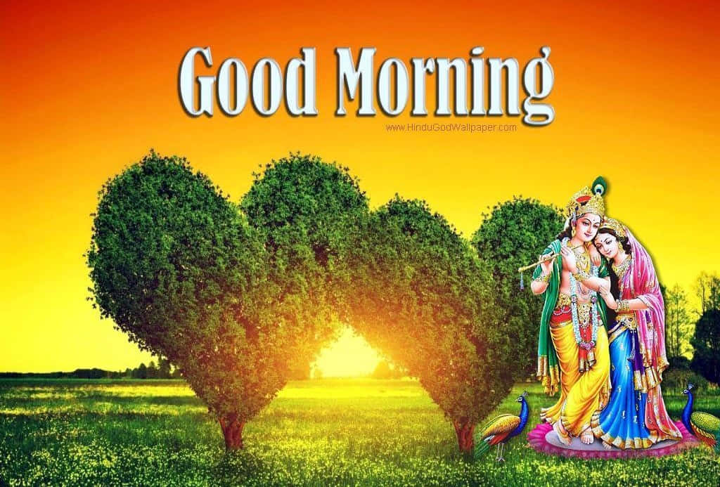 Gutenmorgen Hindu-gott-hintergrundbild.