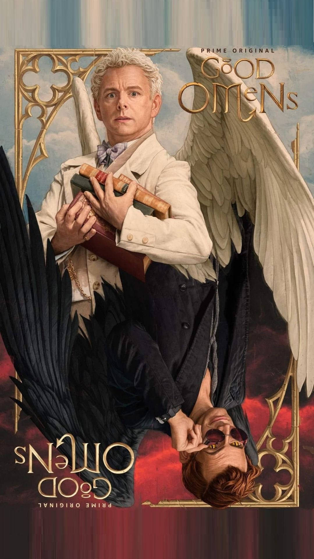 Good Omens Angel And Demon Poster
