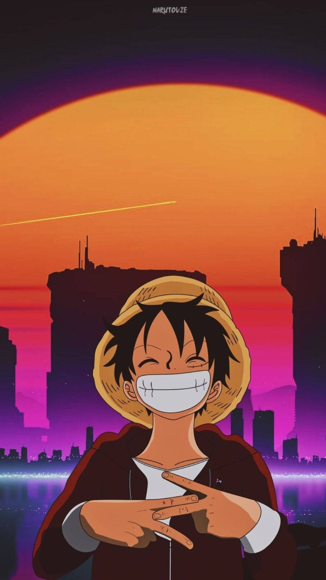 Gutesprofilbild (pfp) Von Luffy, Der Lächelt Wallpaper