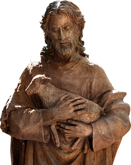 Good Shepherd Statue PNG