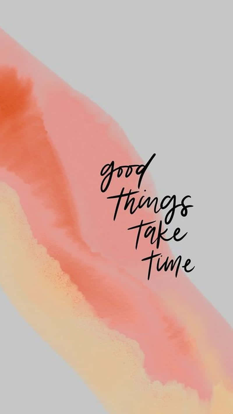 Inspirational Dawn - Good Things Are Coming Wallpaper