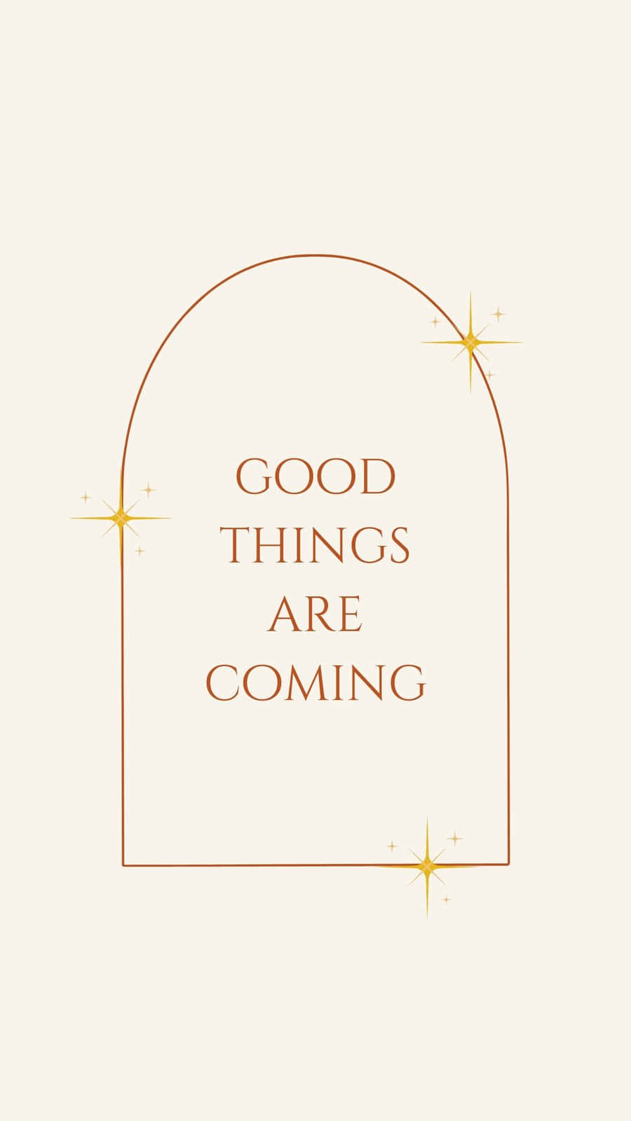 “Let go and let good things come” Wallpaper