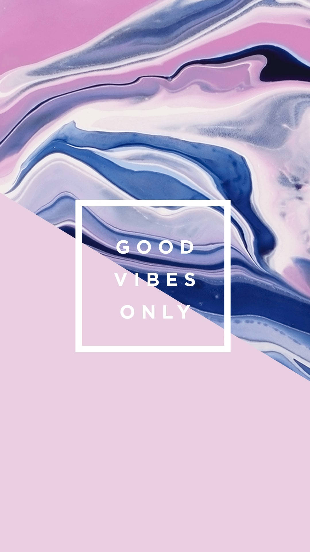 Good Vibes Only Marble Iphone