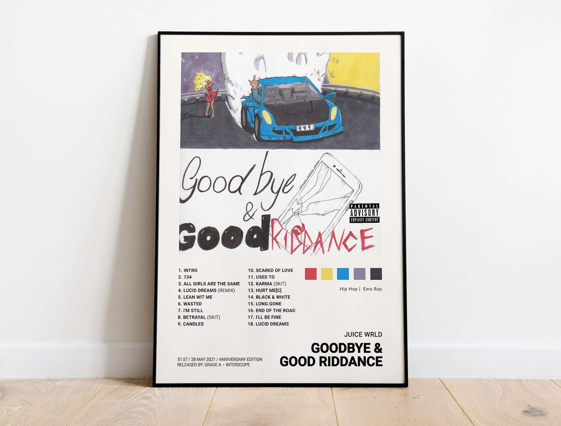 A Poster With The Words Good Bye Good Bye Wallpaper