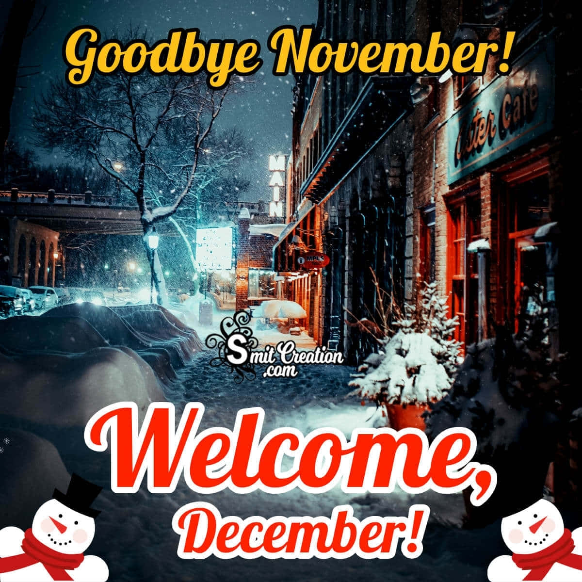 Goodbye November, Hello December Wallpaper