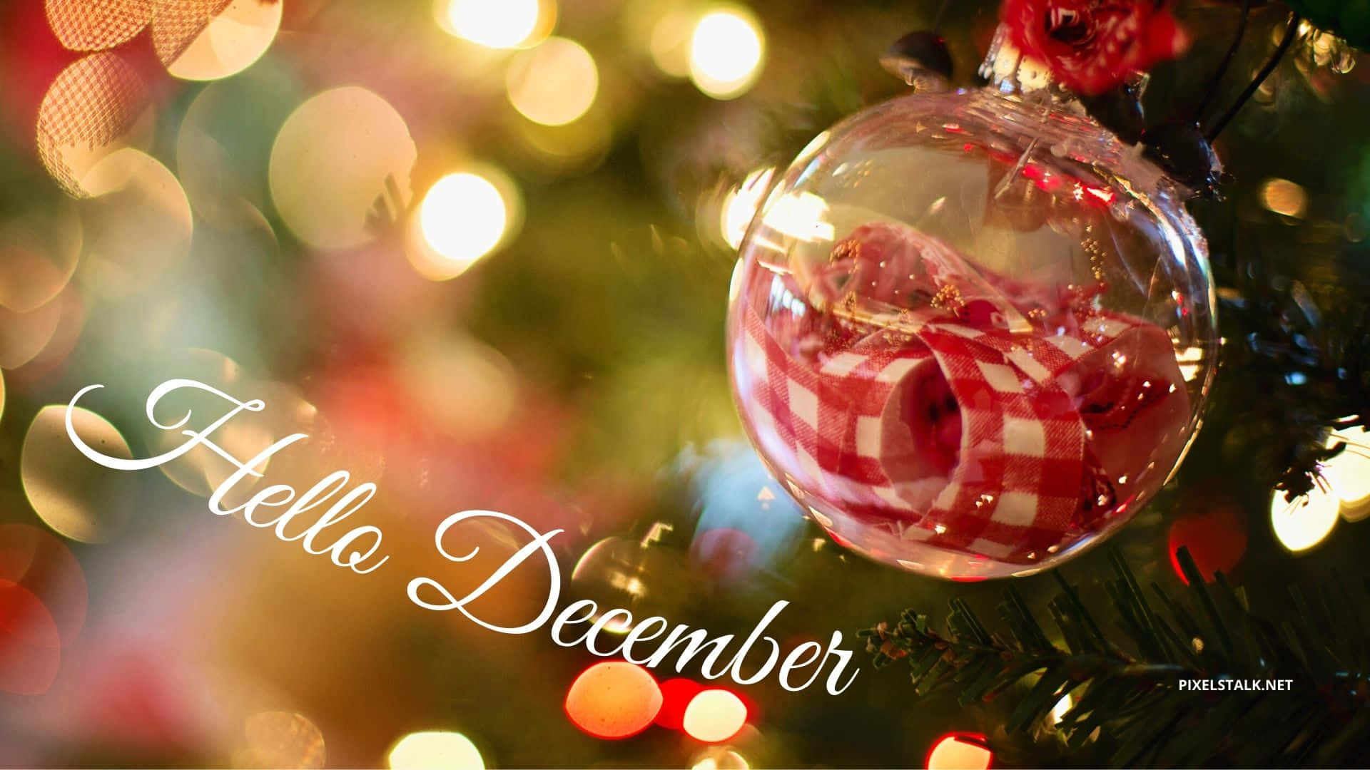 "Say Goodbye to November and Welcome December!" Wallpaper