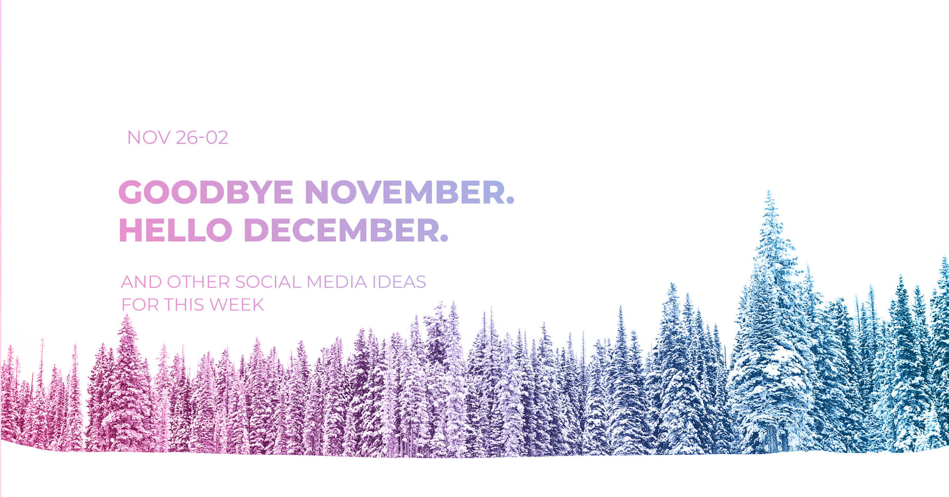 Our journey through November is complete, and here comes December! Wallpaper