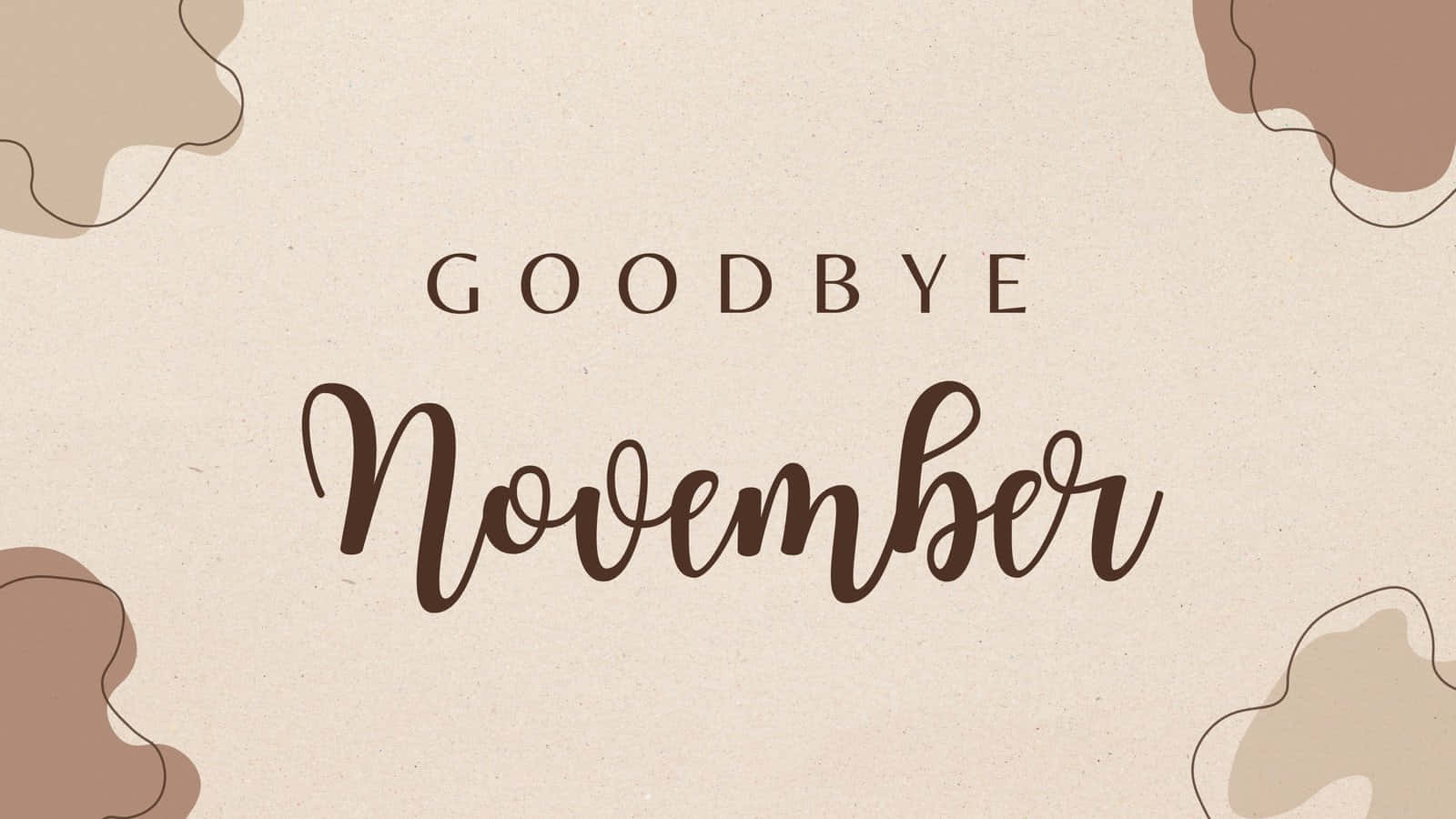 Farvel November, Hej December! Wallpaper