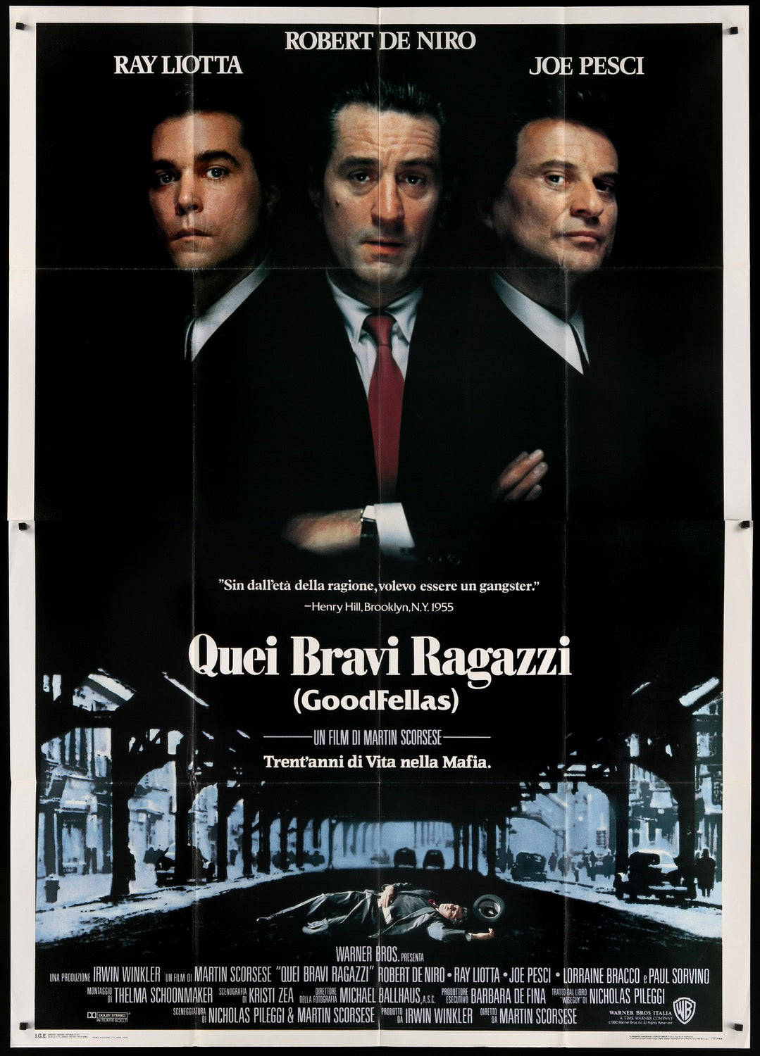 Italienske Goodfellas udgave plakat live tapet Wallpaper