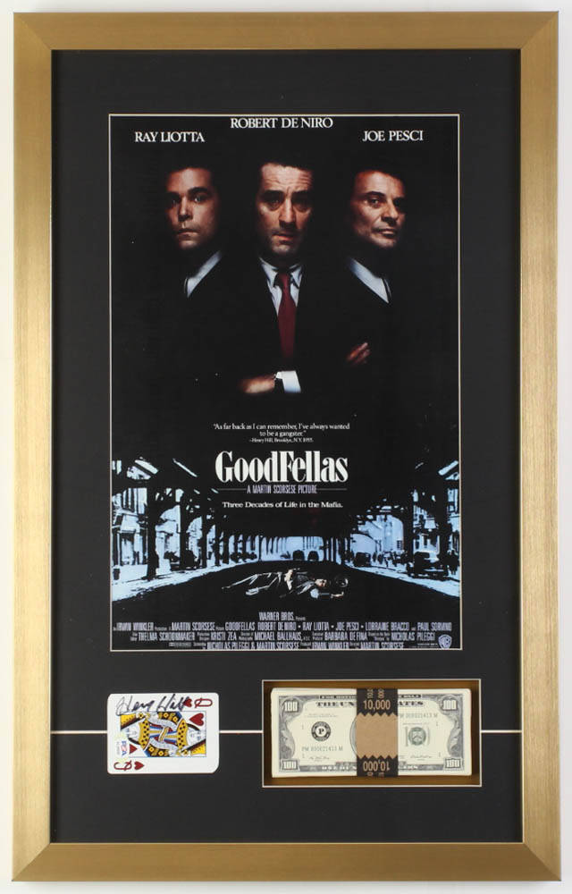 Goodfellas Poster Golden Frame Wallpaper