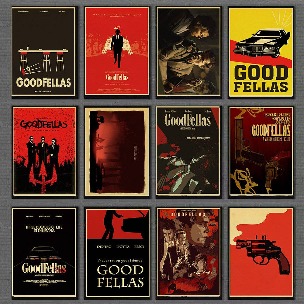ᐅByg et collage af titelsekvenserne fra Goodfellas. Wallpaper