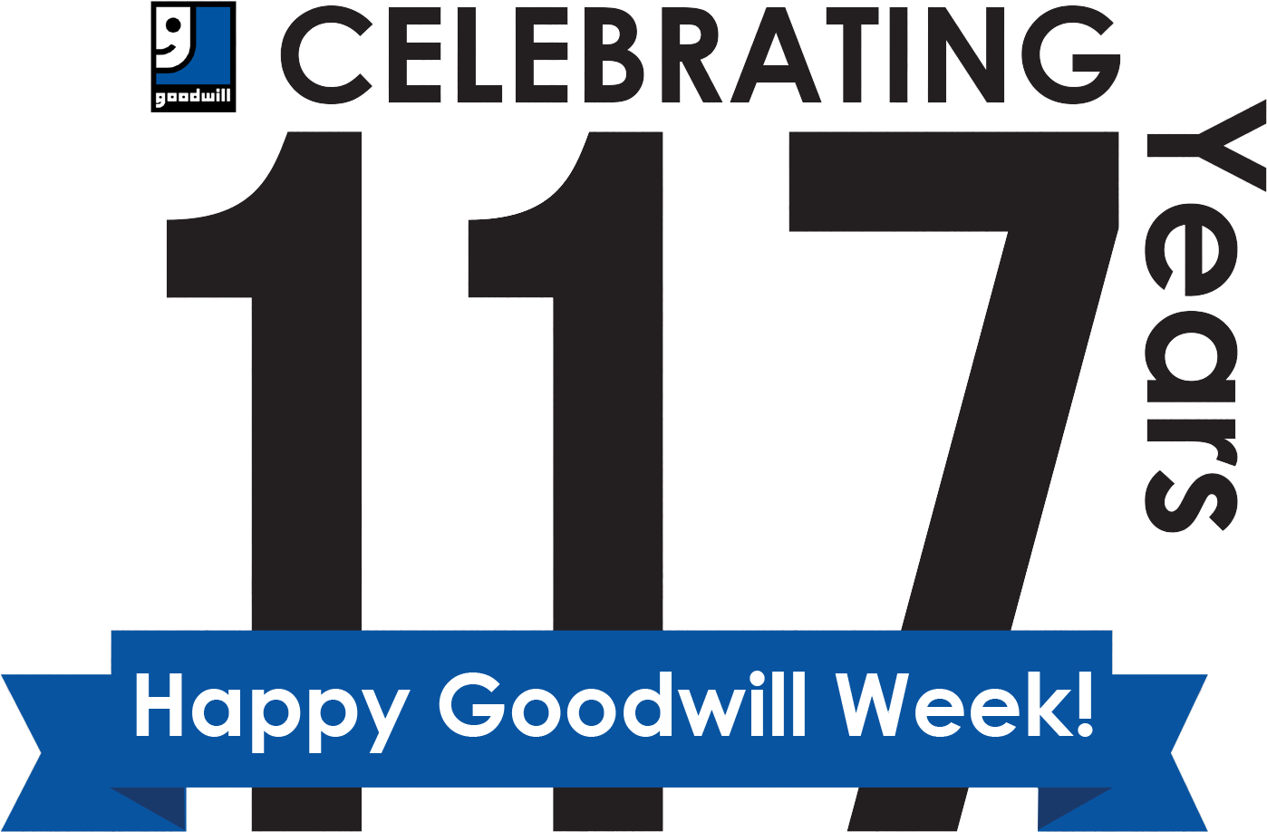 Goodwill Celebrating117 Years PNG