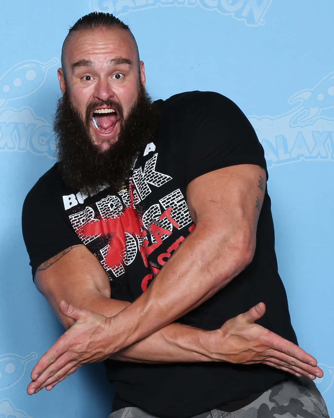 Goofy American Professional Wrestler Braun Strowman Picture