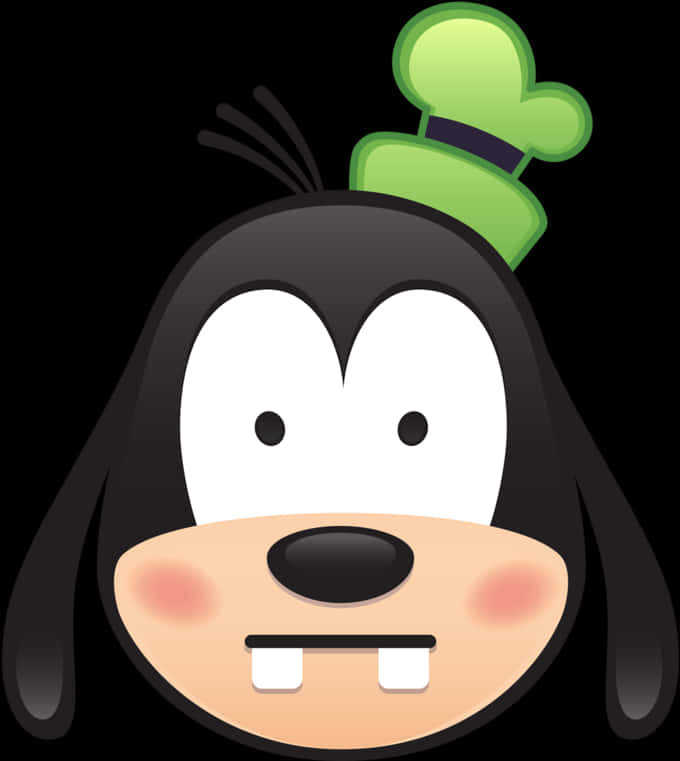 Goofy Chef Hat Cartoon Graphic PNG