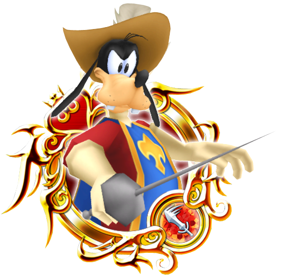 Goofy Musketeer Character Art PNG