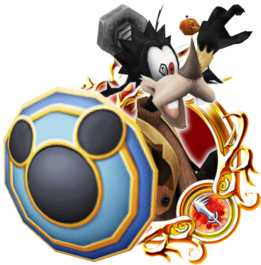 Goofy Shield Action Pose PNG