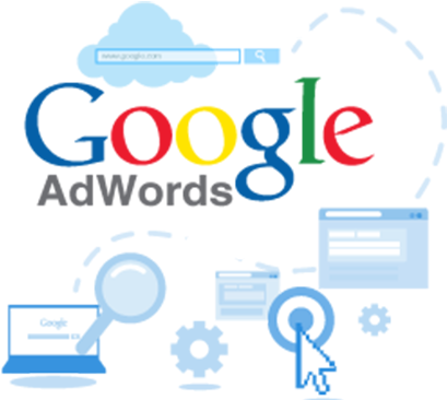 Google Ad Words Concept Illustration PNG