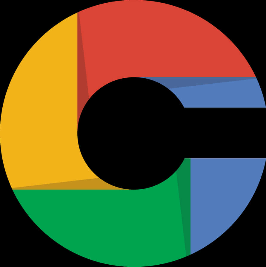 Google Chrome Logo Keyhole Design PNG