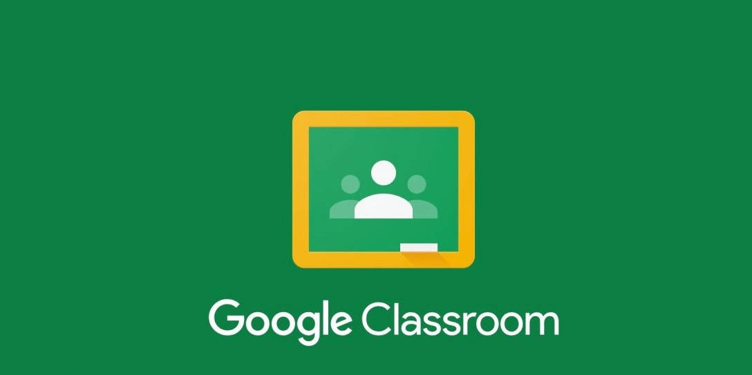 Google Classroom In Plain Green Background Wallpaper