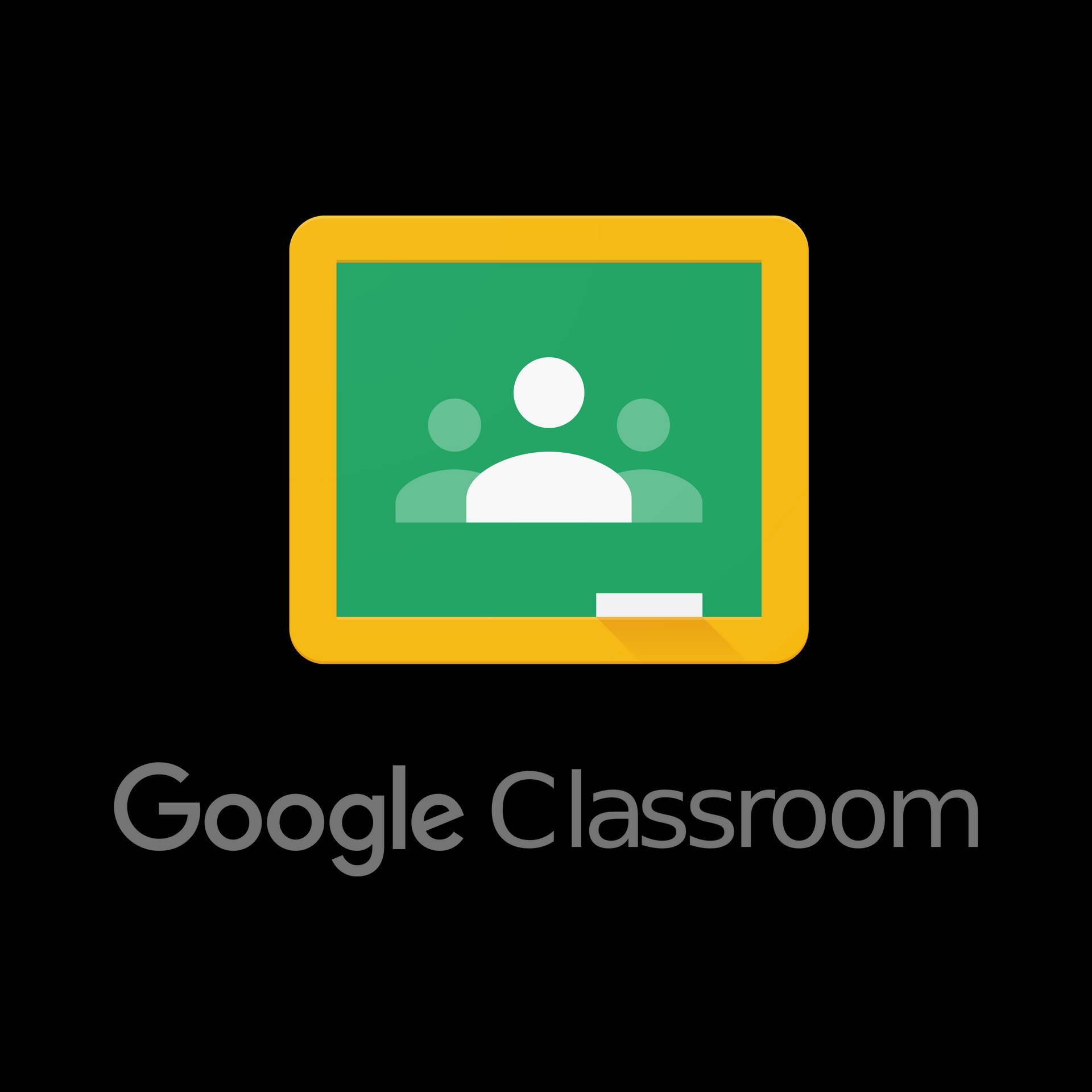 Google Classroom In White Background Wallpaper