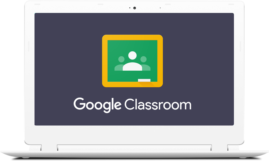 Google Classroom Laptop Screen PNG
