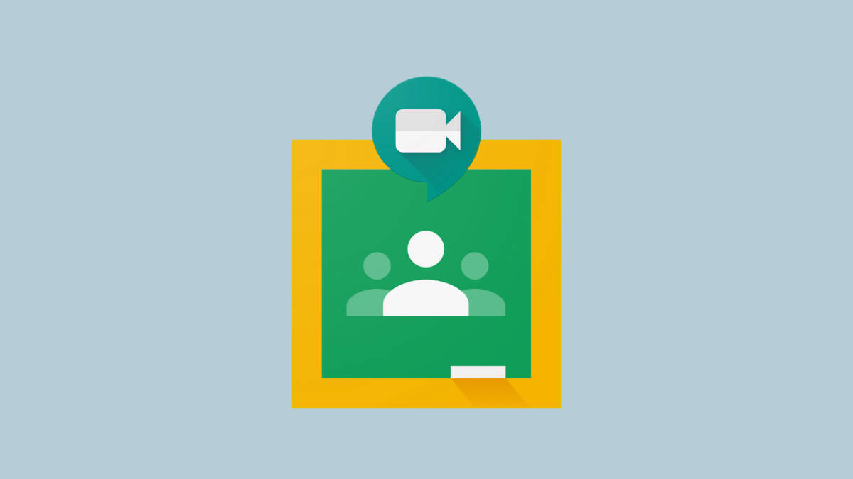 Google Classroom With Video Call Icon Background