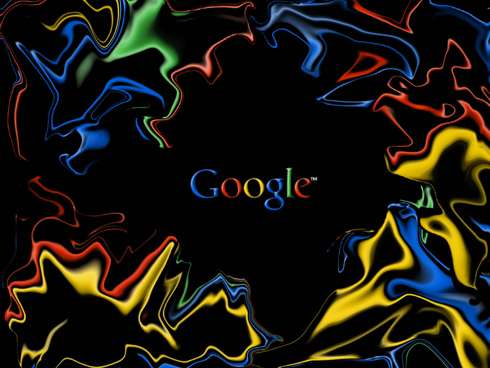Google Colorful Waves Wallpaper