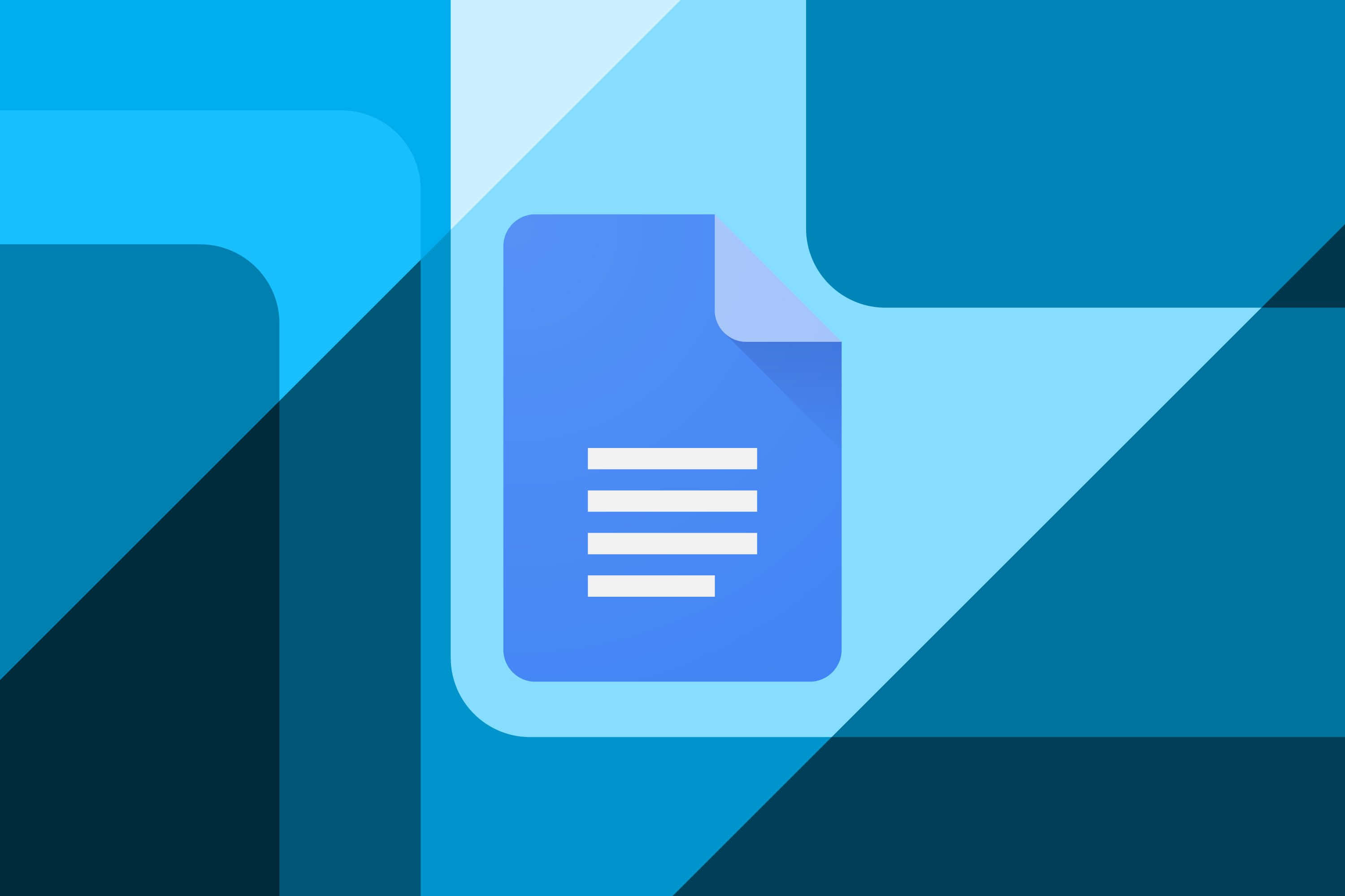 A vibrant Google Docs themed background