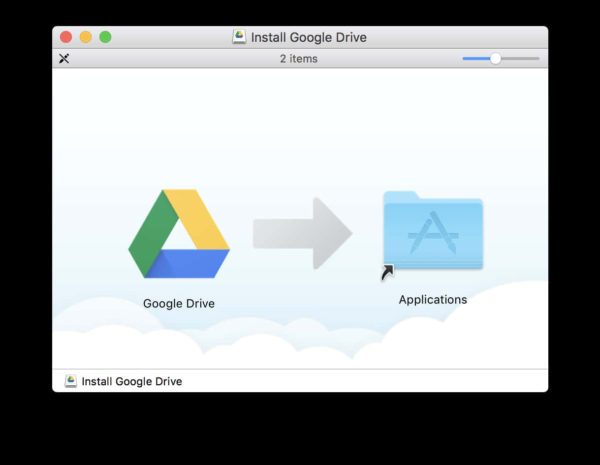 Google Drive Installation Process PNG