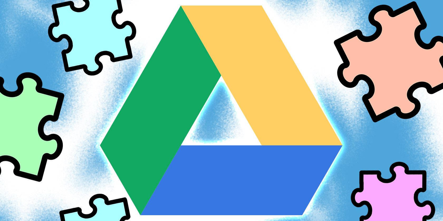 Google Drive With Puzzle Pieces Wallpaper