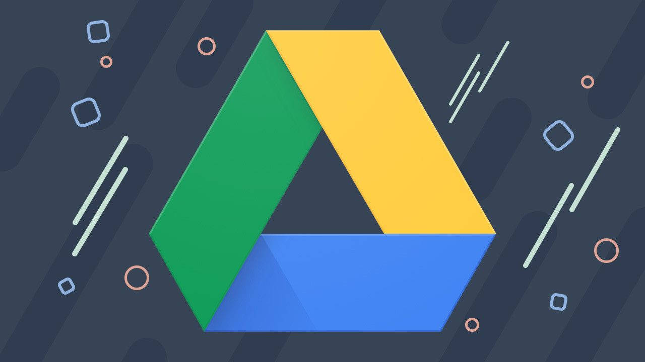 Google Drive With Shapes Wallpaper
