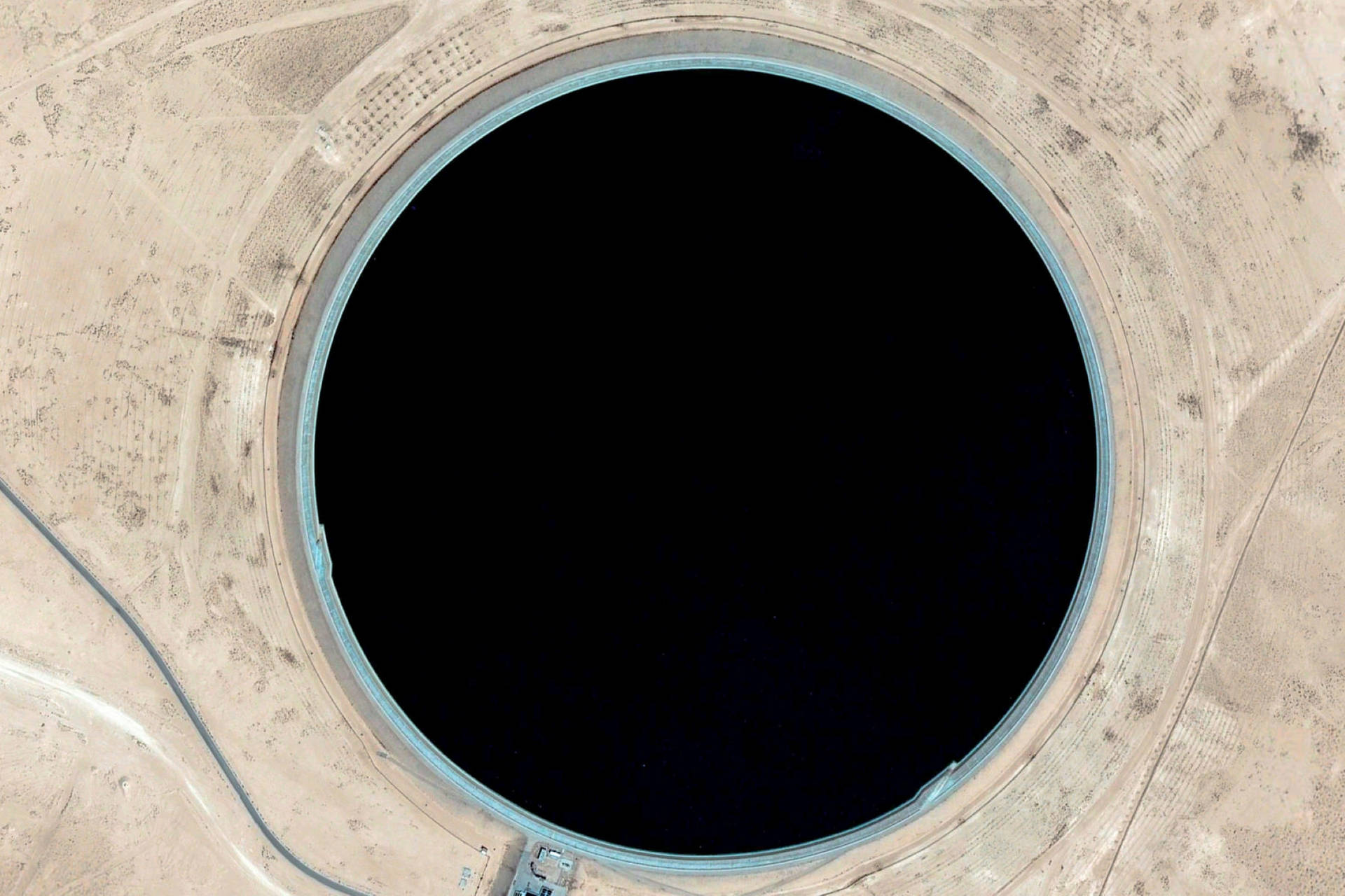 Google Earth Al Wahat Hole Libia Sfondo