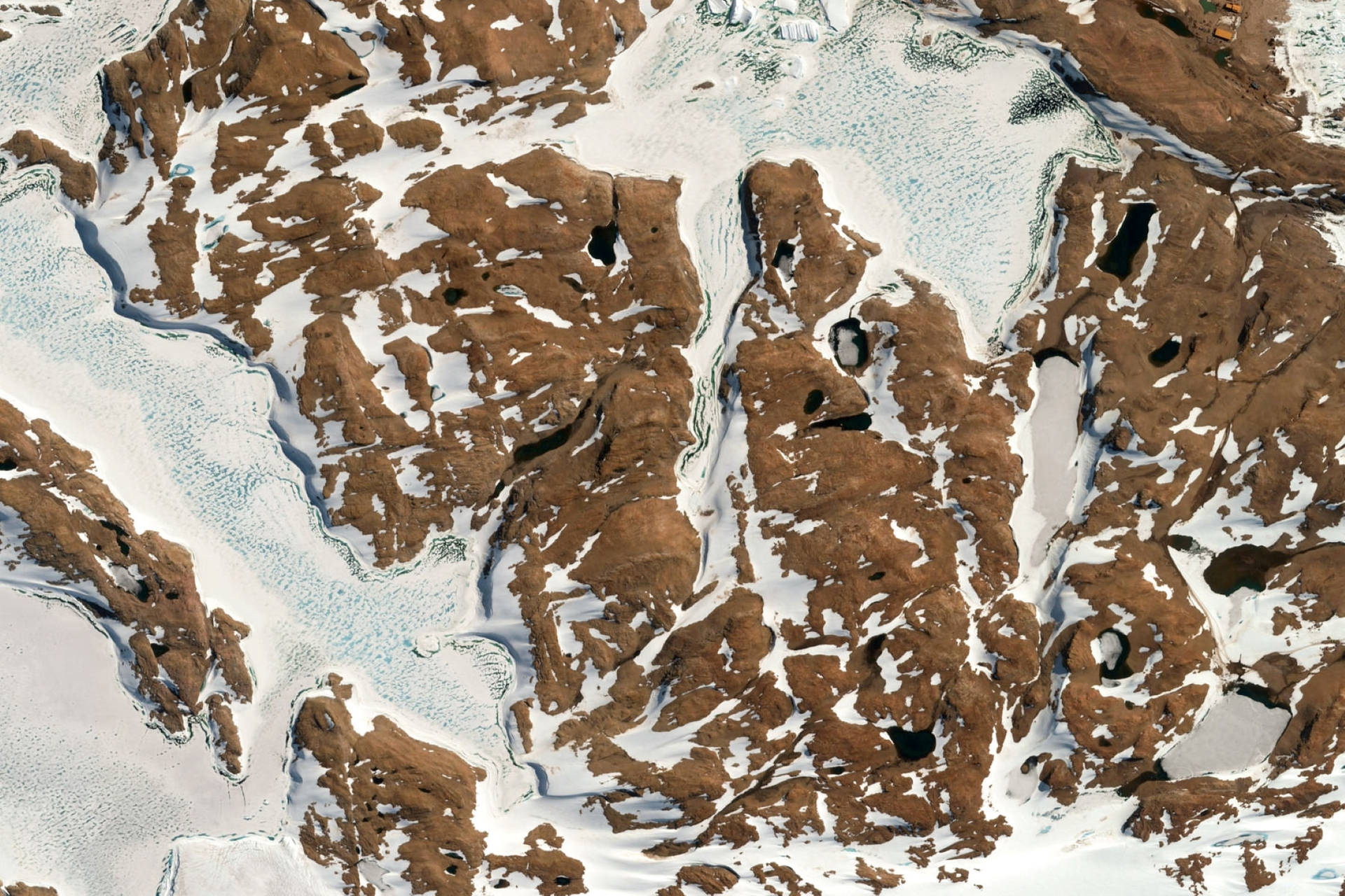 Crollo Dell'antartide Di Google Earth Sfondo
