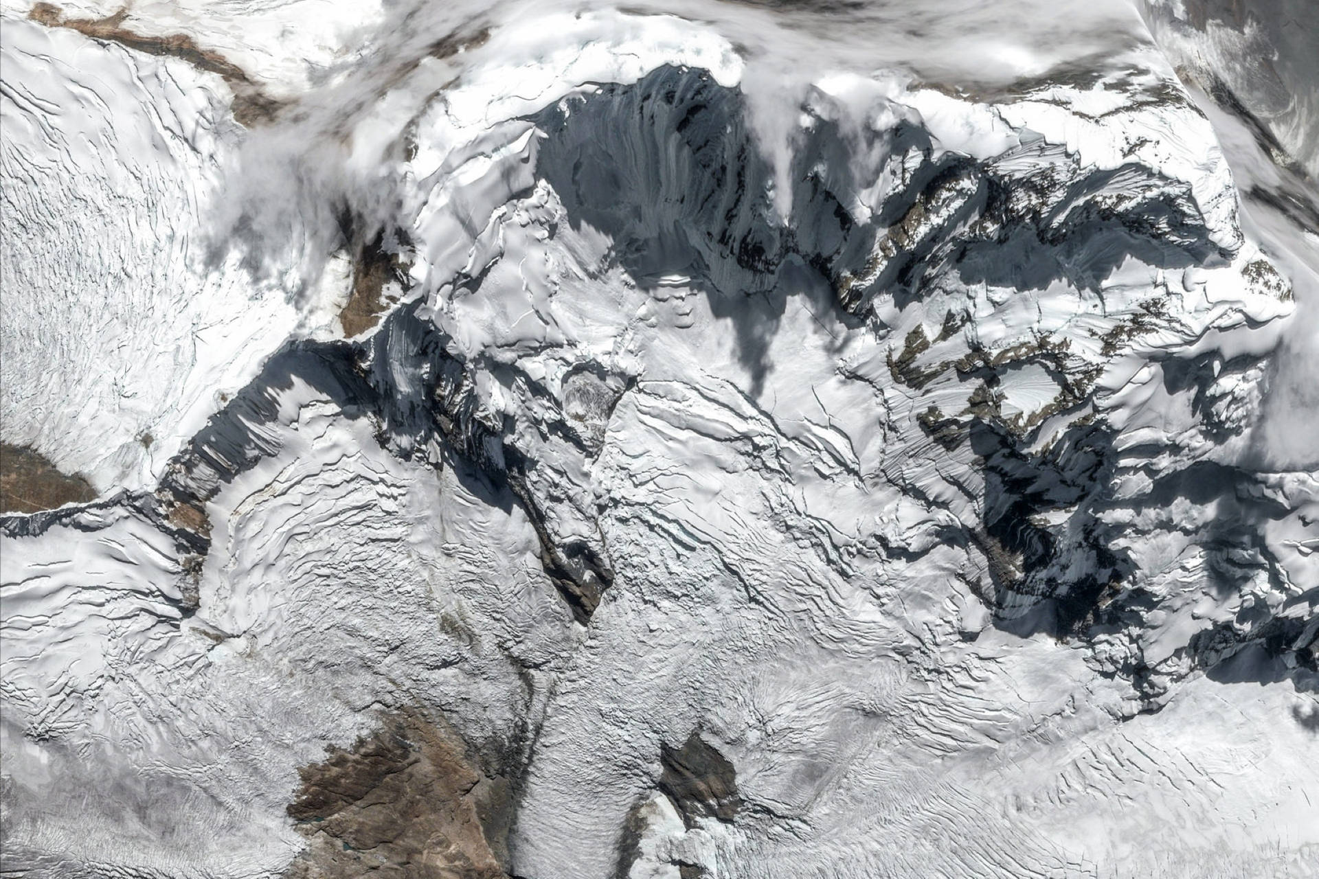 Google Earth Huaraz Peru baggrundsbillede Wallpaper