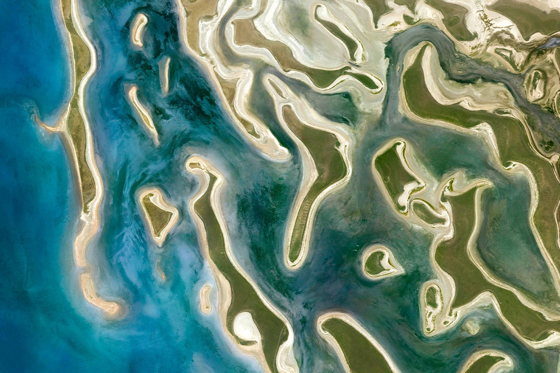Google Earth Korgalzhyn Nature Reserve Wallpaper