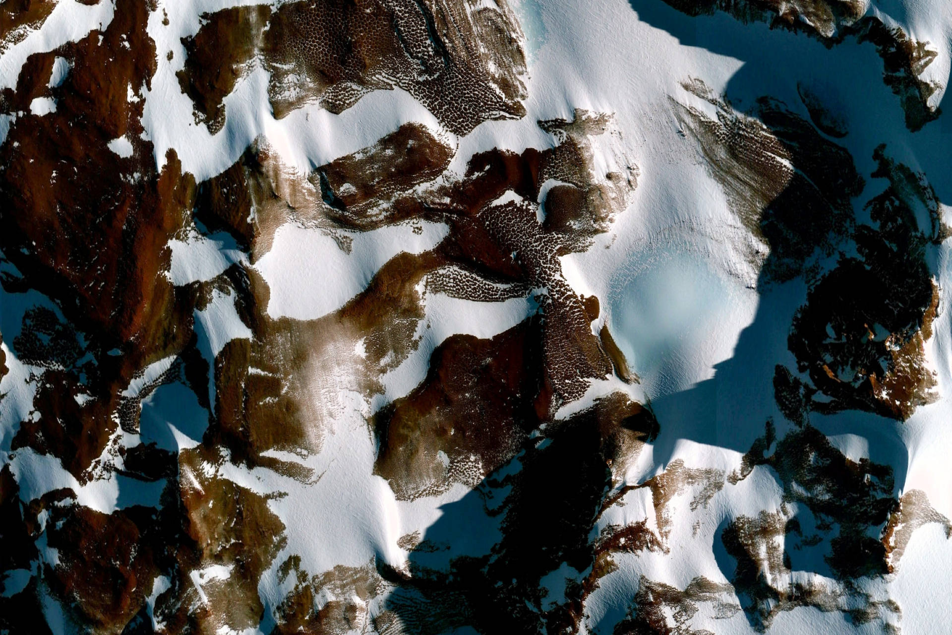 Google Earth Che Scioglie La Neve In Antartide Sfondo