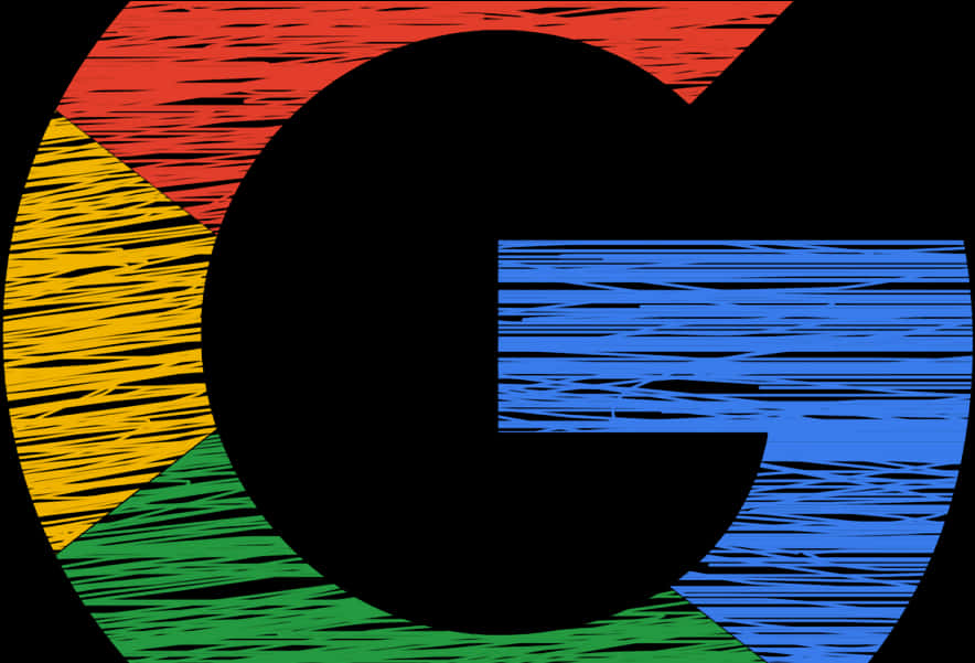 Google Logo Artistic Texture Interpretation PNG