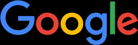 Google Logo Colorful Sans Serif PNG