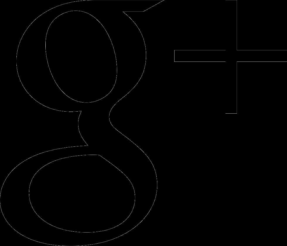 Google Logo Outline PNG