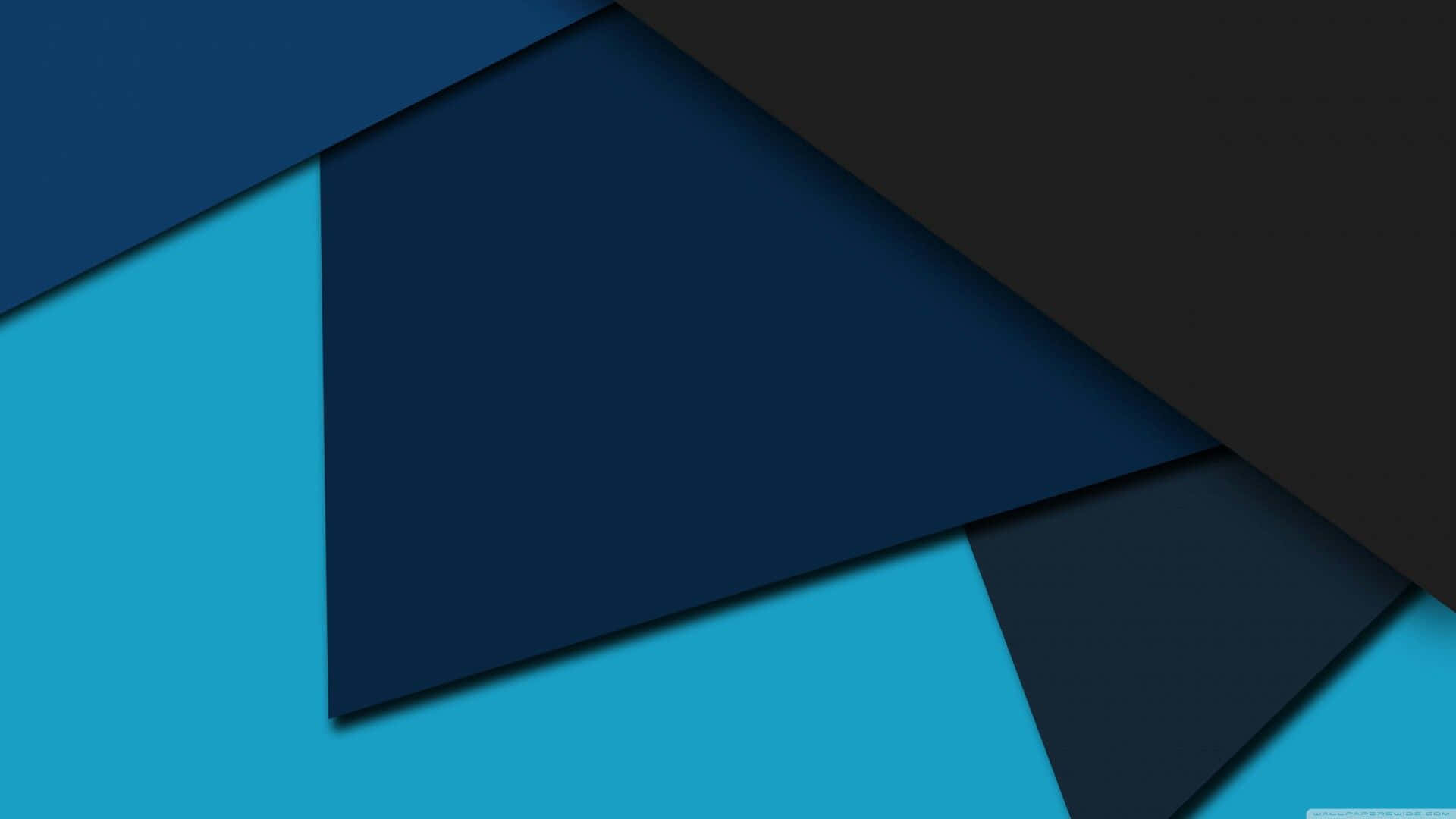 A Blue And Black Background With Triangles Wallpaper