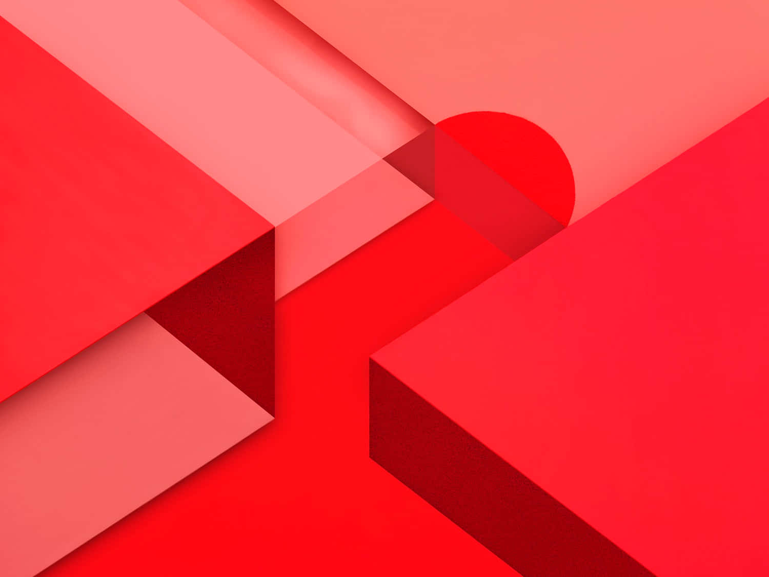Red Google Pixel Material Wallpaper