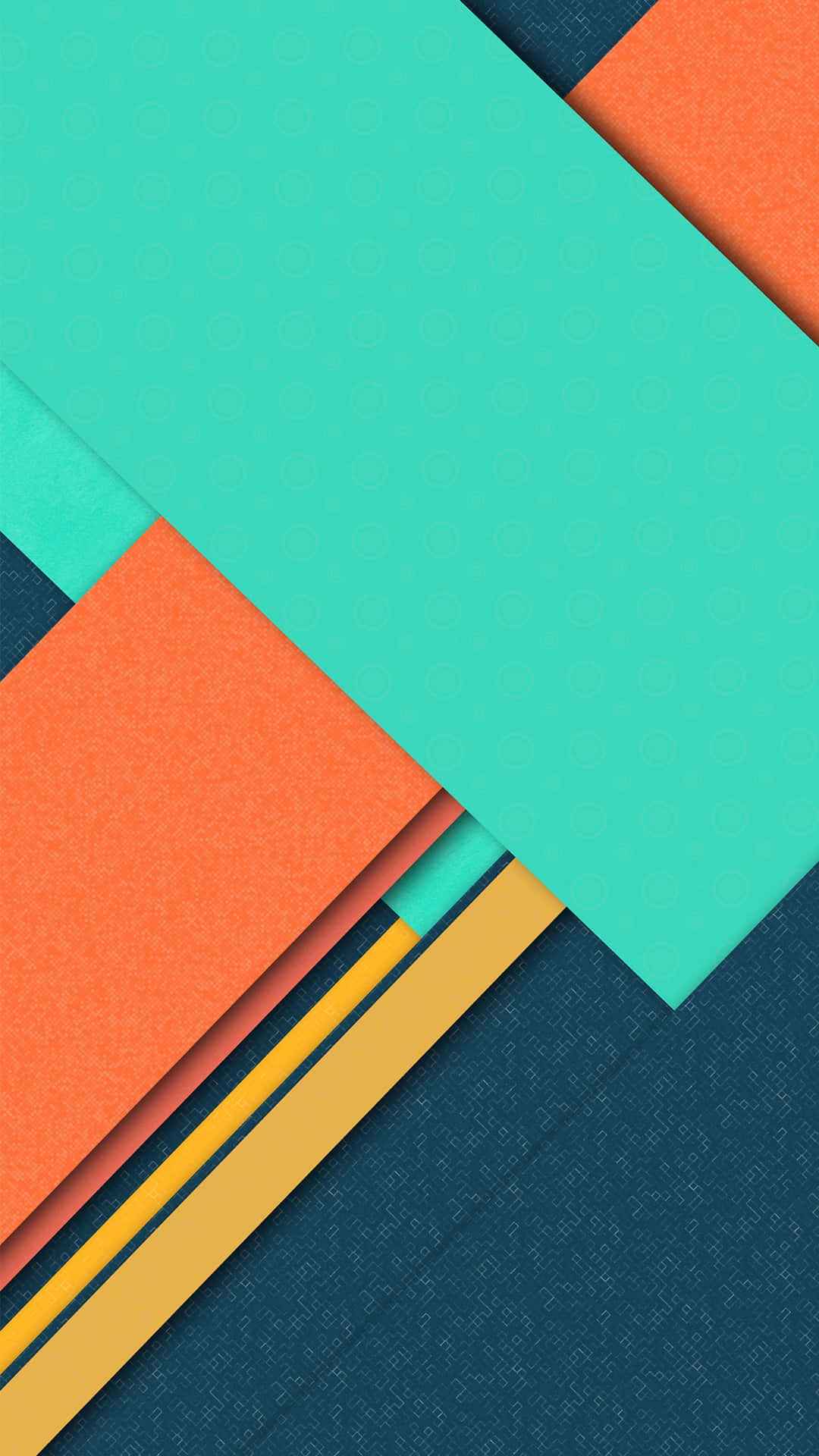 Designgeometriskt Platt Google-materialdesign Wallpaper