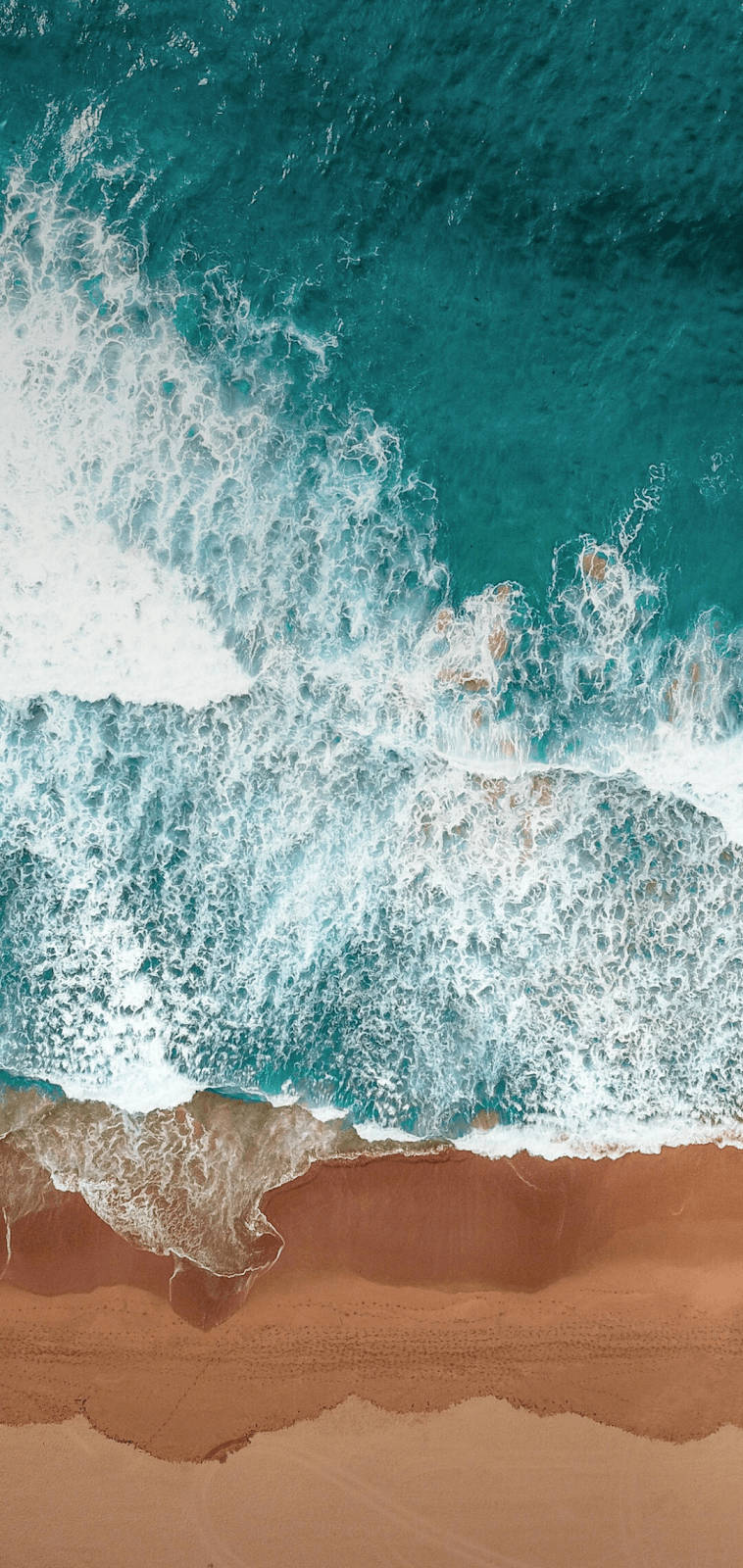 Google Pixel 3 Beach Waves Wallpaper