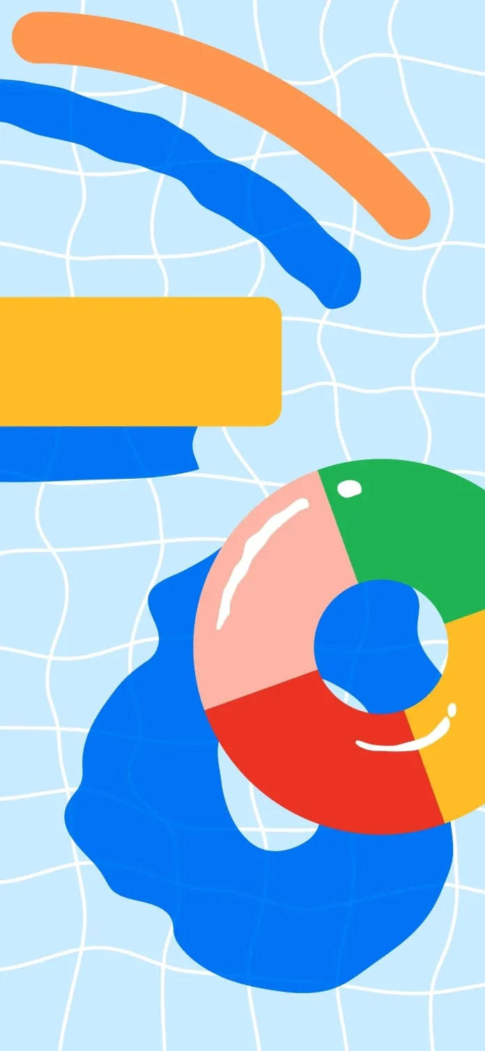 Google Pixel 4a Swimming Pool Wallpaper