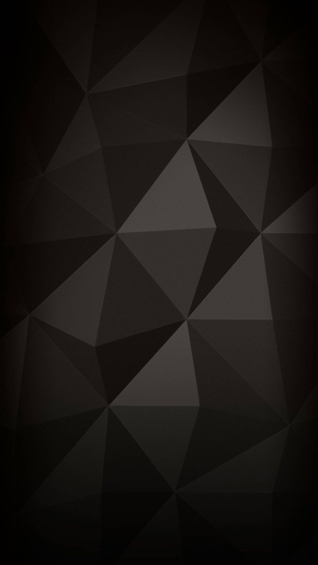 Google Pixel 4k Black Polygonal Pattern Wallpaper