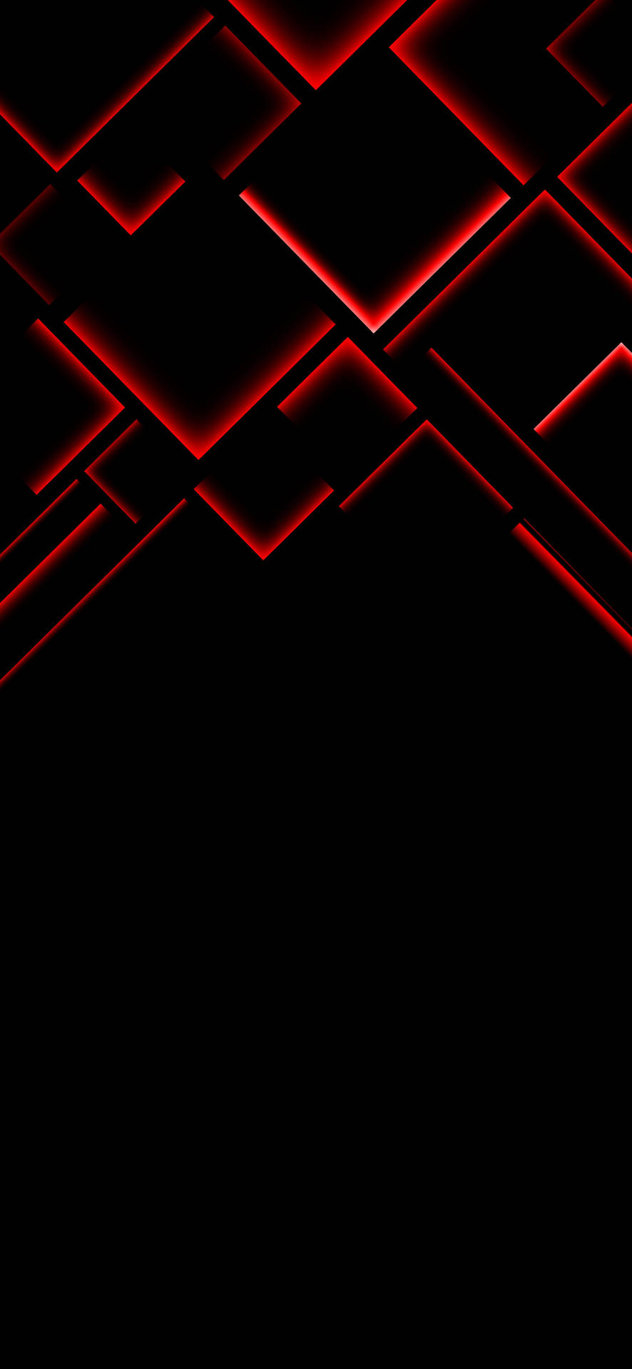 Google Pixel 4k Neon Red Pattern Wallpaper