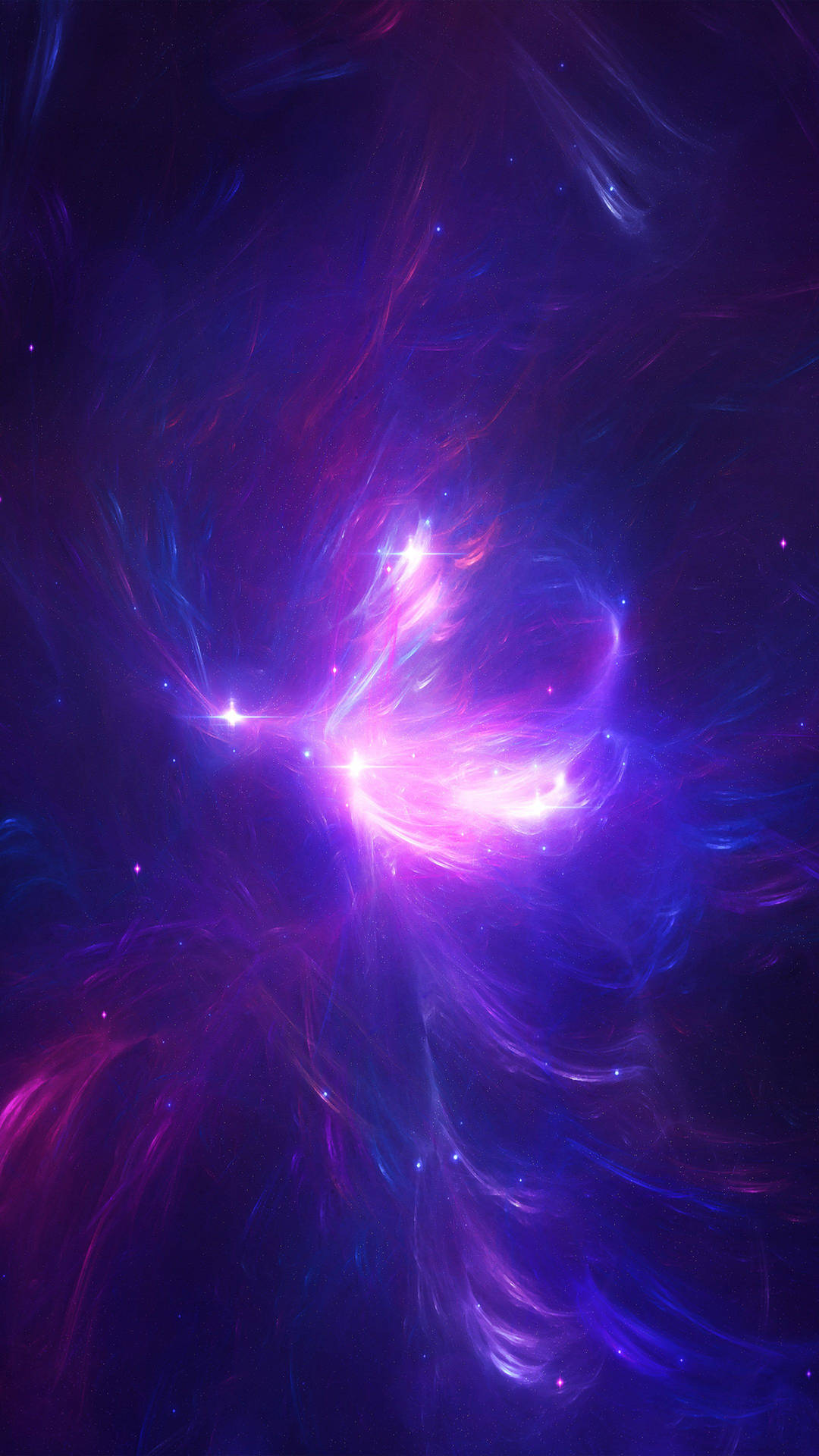 Google Pixel 4k Purple Space Nebula Wallpaper
